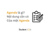 Agenda là gì? Nội dung cần có của một Agenda