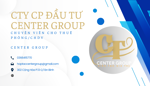 Công ty CP Đầu Tư Center Groụp