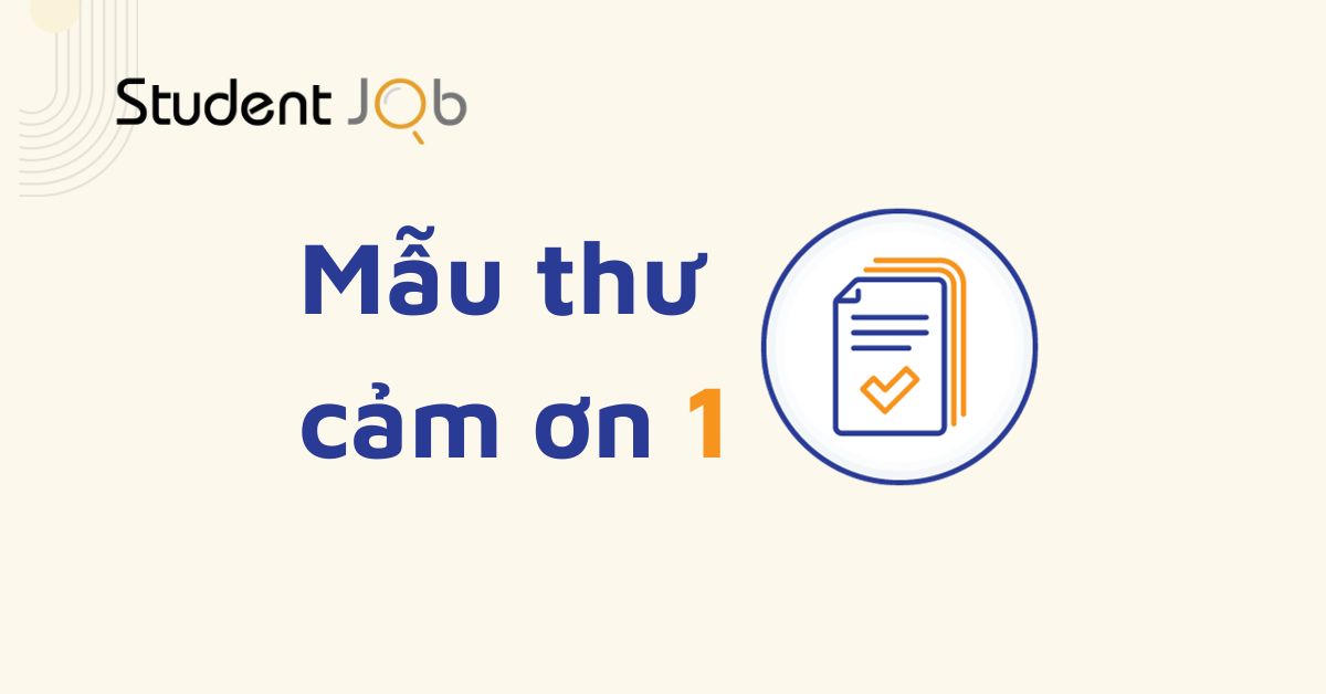 Mẫu thư cảm ơn trượt phỏng vấn 1