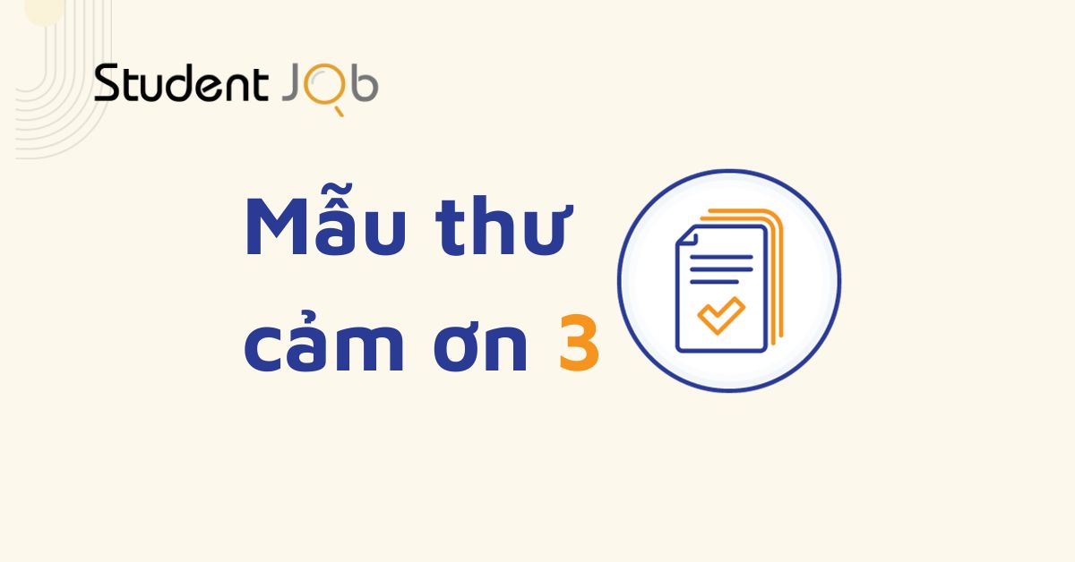 Mẫu thư cảm ơn trượt phỏng vấn 3