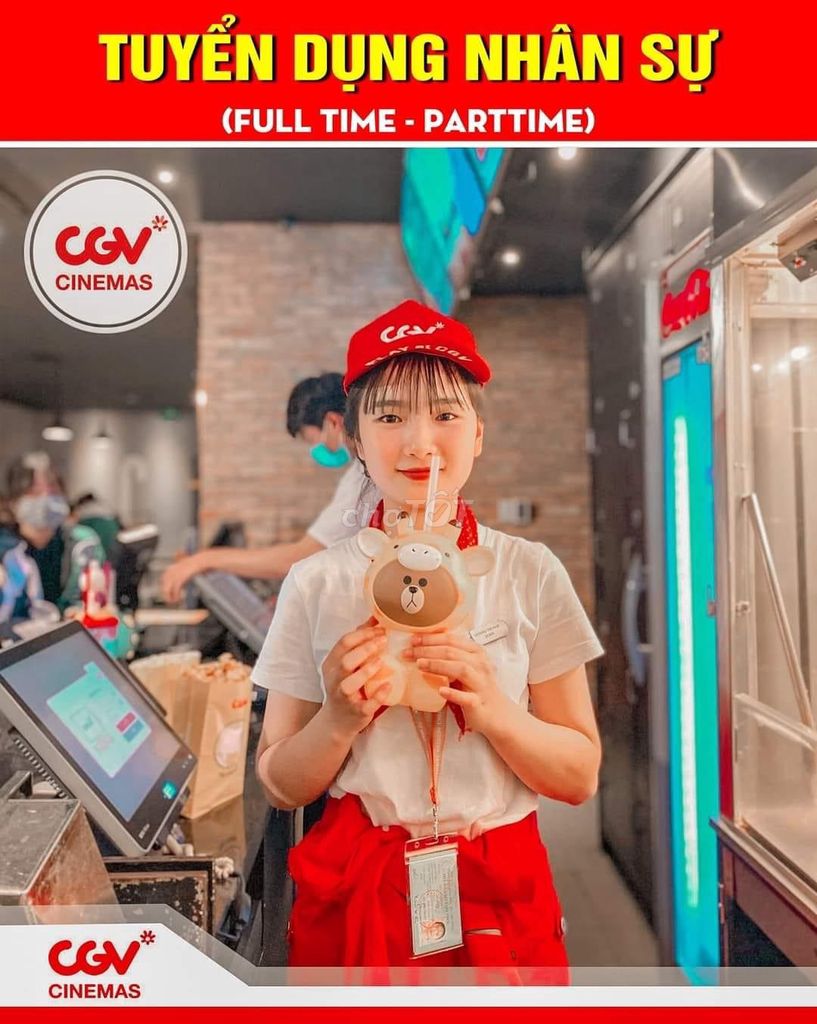 Rạp Phim Cgv Vincom Gò Vấp-Tuyển Dụng Nhân Viên Thời Vụ - Chính Thức Đi Làm  Ngay